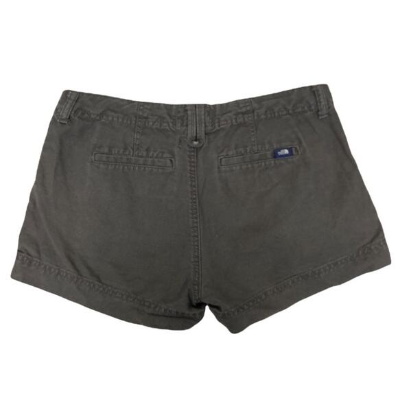 The North Face Gray Flat Front Shorts Sz 6 - Picture 4 of 7